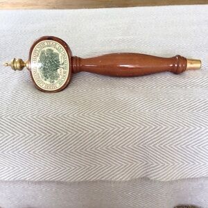 2005 ANCHOR BREWING CHRISTMAS NEW YEAR WOODEN BEER TAP HANDLE